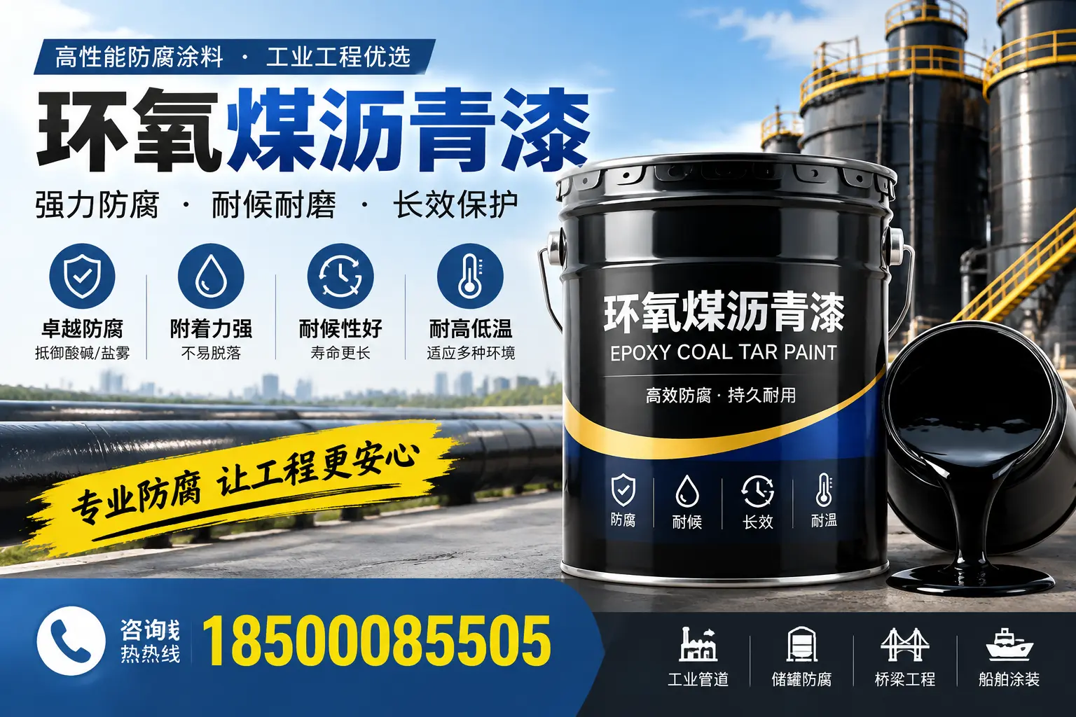 环氧煤沥青漆的施工方法与注意事项，确保在保山顺利完成
